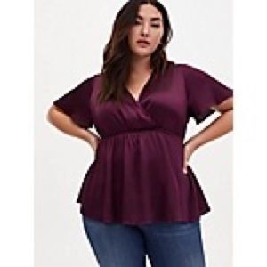 Babydoll Blouse torrid size 5
